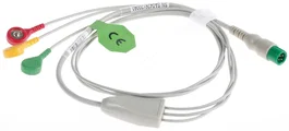 Covetrus Cable ECG con Conector a Presión de 3 Derivaciones para Monitor M800Vet
